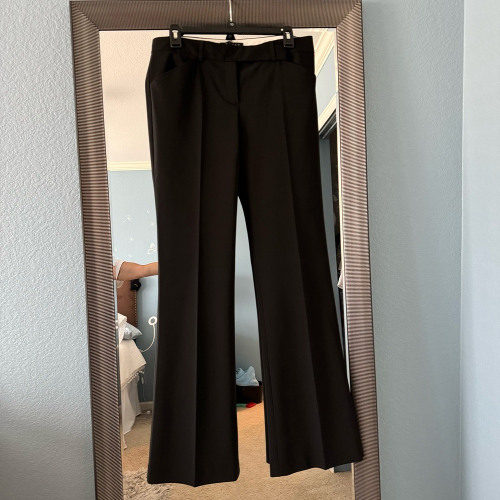 Theory Black Slacks Dress Pants Lower Rise